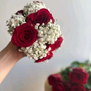 Electric Moss Rose Gajras