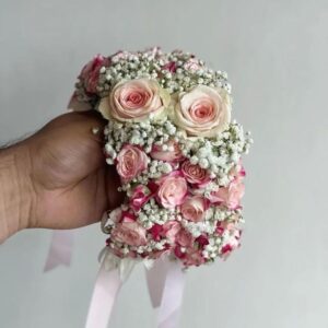 Pink Pearl Blossom Gajras