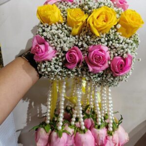 Electric Moss Rose Gajras