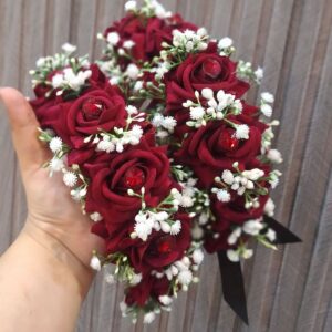 The Velvet Wine & Pearl Gajras