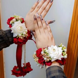 Crimson Majesty Rose Gajras