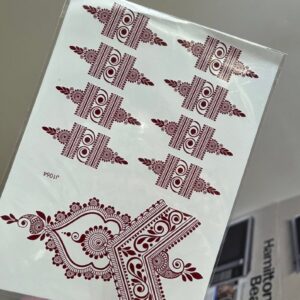 Royal Bridal Mehndi Sticker