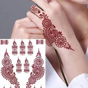 Elegant Paisley Bridal Mehndi Sticker