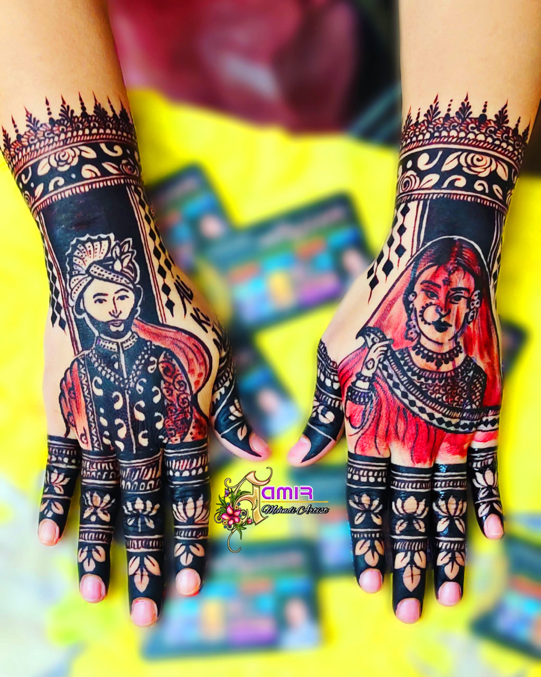 Portrait Bridal & Party Mehndi Design