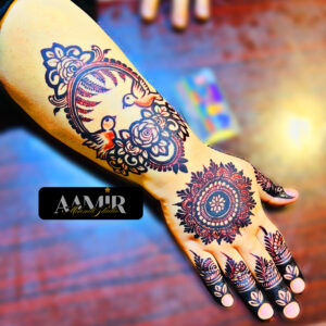 Love Birds Elegance Party Mehndi