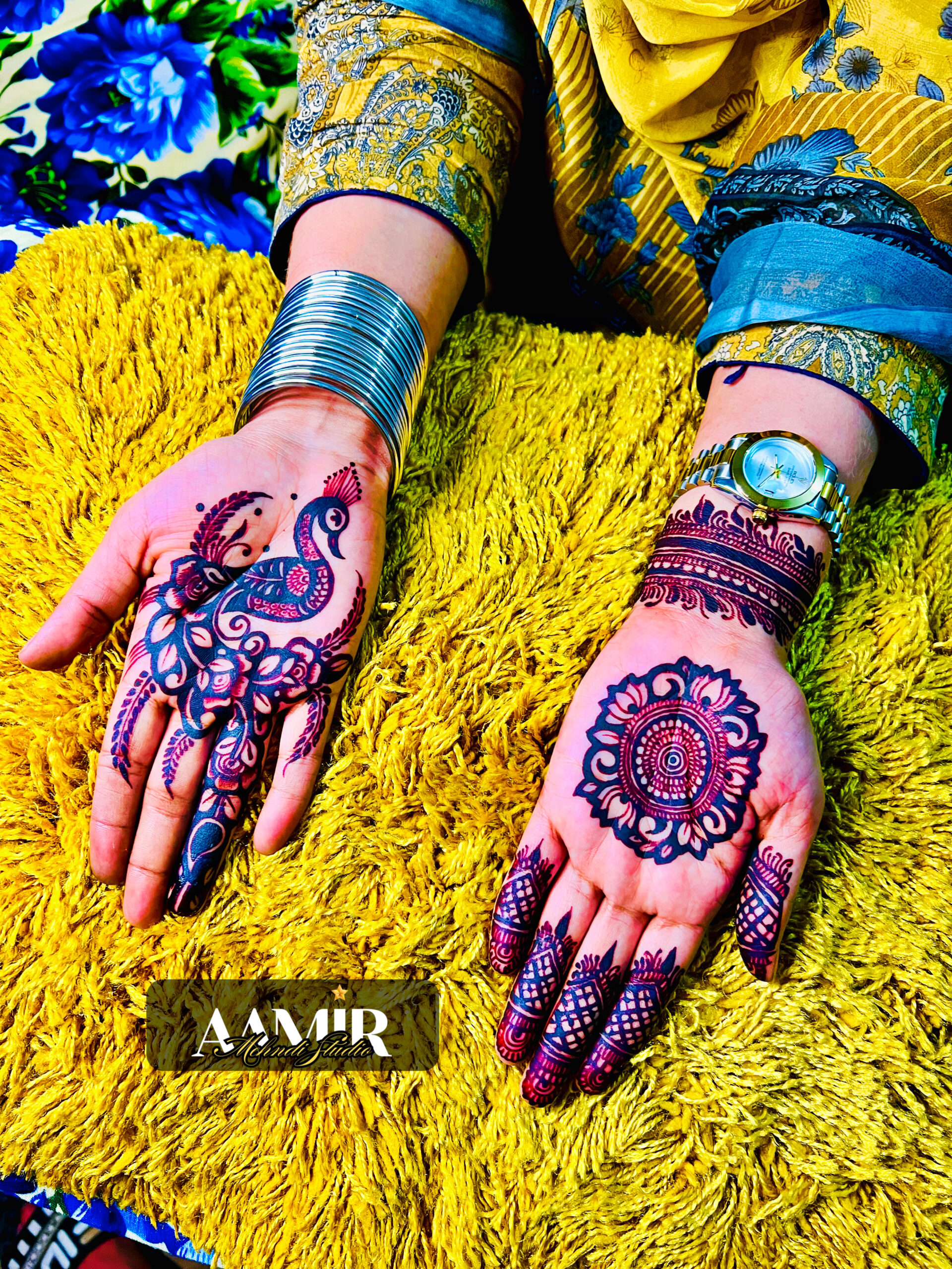Peacock Elegance Party Mehndi