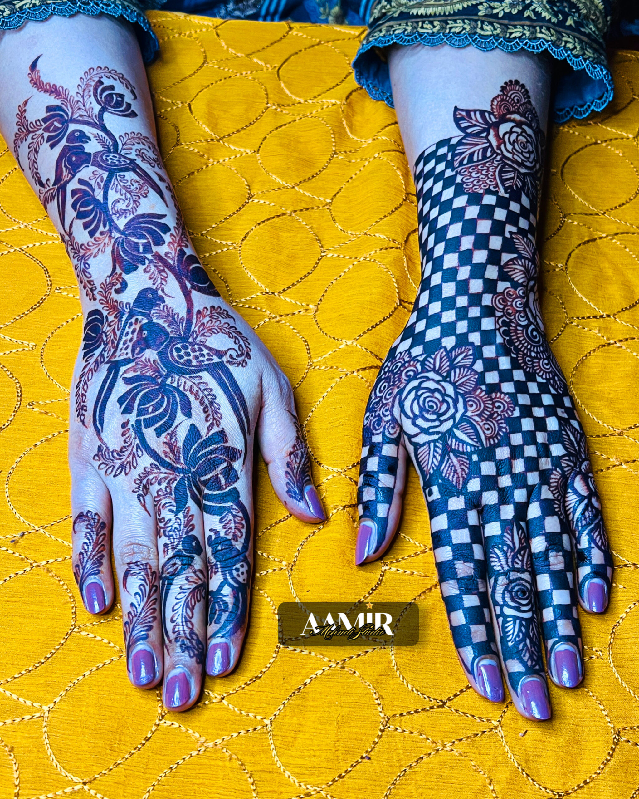 Parrot Paradise Arabic Party Mehndi - Image 2
