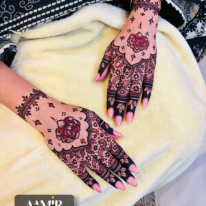 Minimal Royal Bloom Party Mehndi