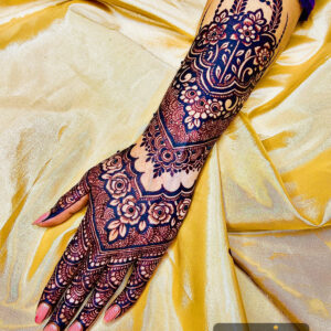 Opulent Floral Heavy Party Mehndi