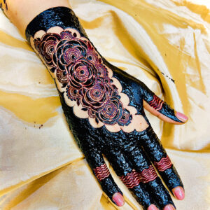 Midnight Floral Luxe Party Mehndi