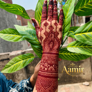 Royal Hathphool Jewelry Party Mehndi Design